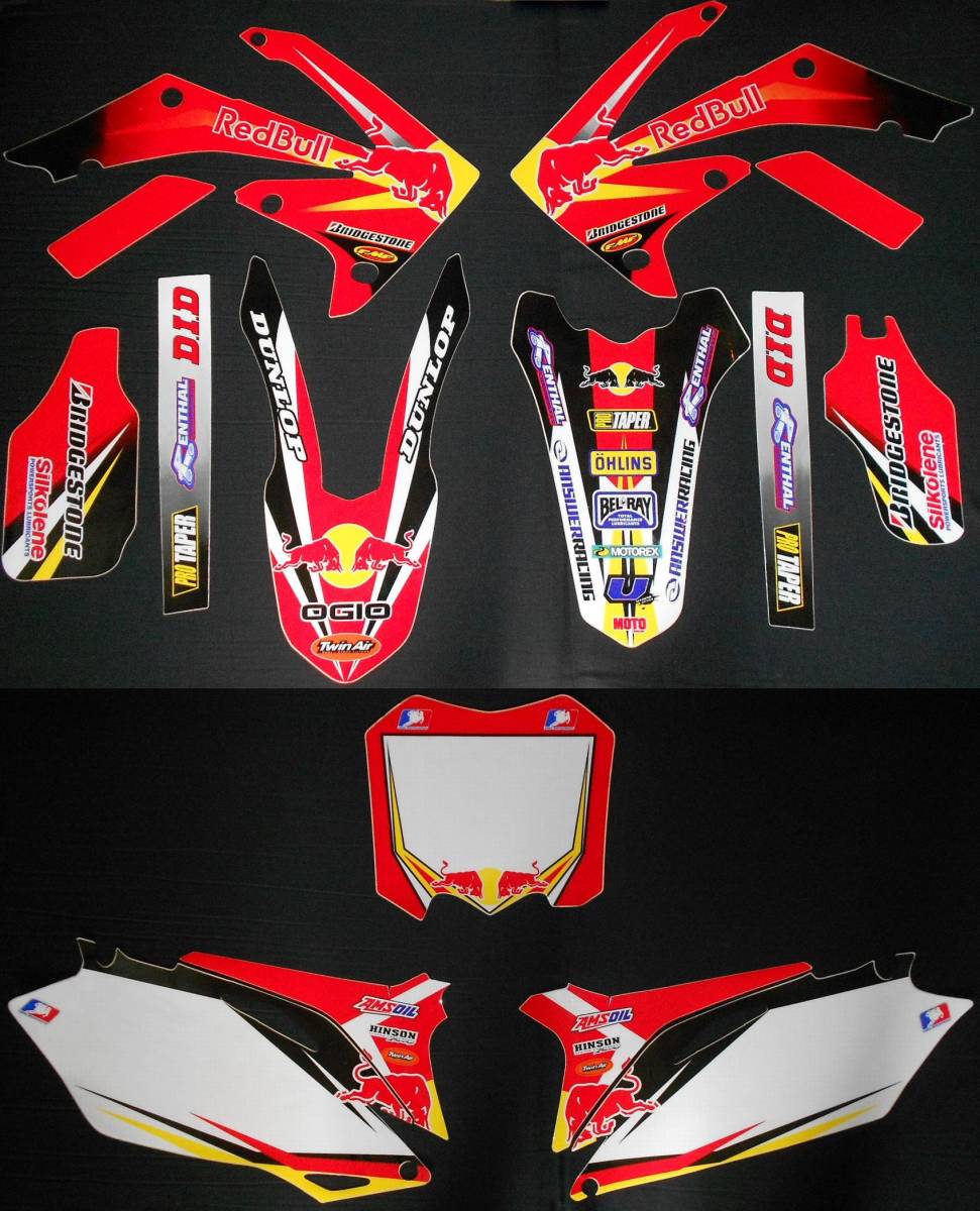 10-13 CRF250R/CRF450R 09-12 デカール グラフィック 10_画像1