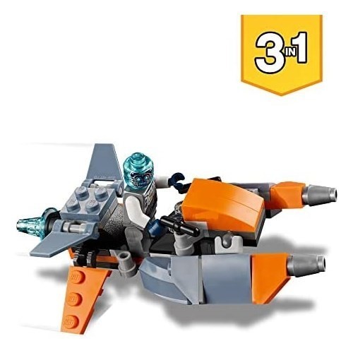 レゴ(LEGO) クリエイター サイバードローン 31111 新品 おもちゃ ブロック プレゼント 飛行機 未使用品 ひこうき 男の子 女の子_画像3