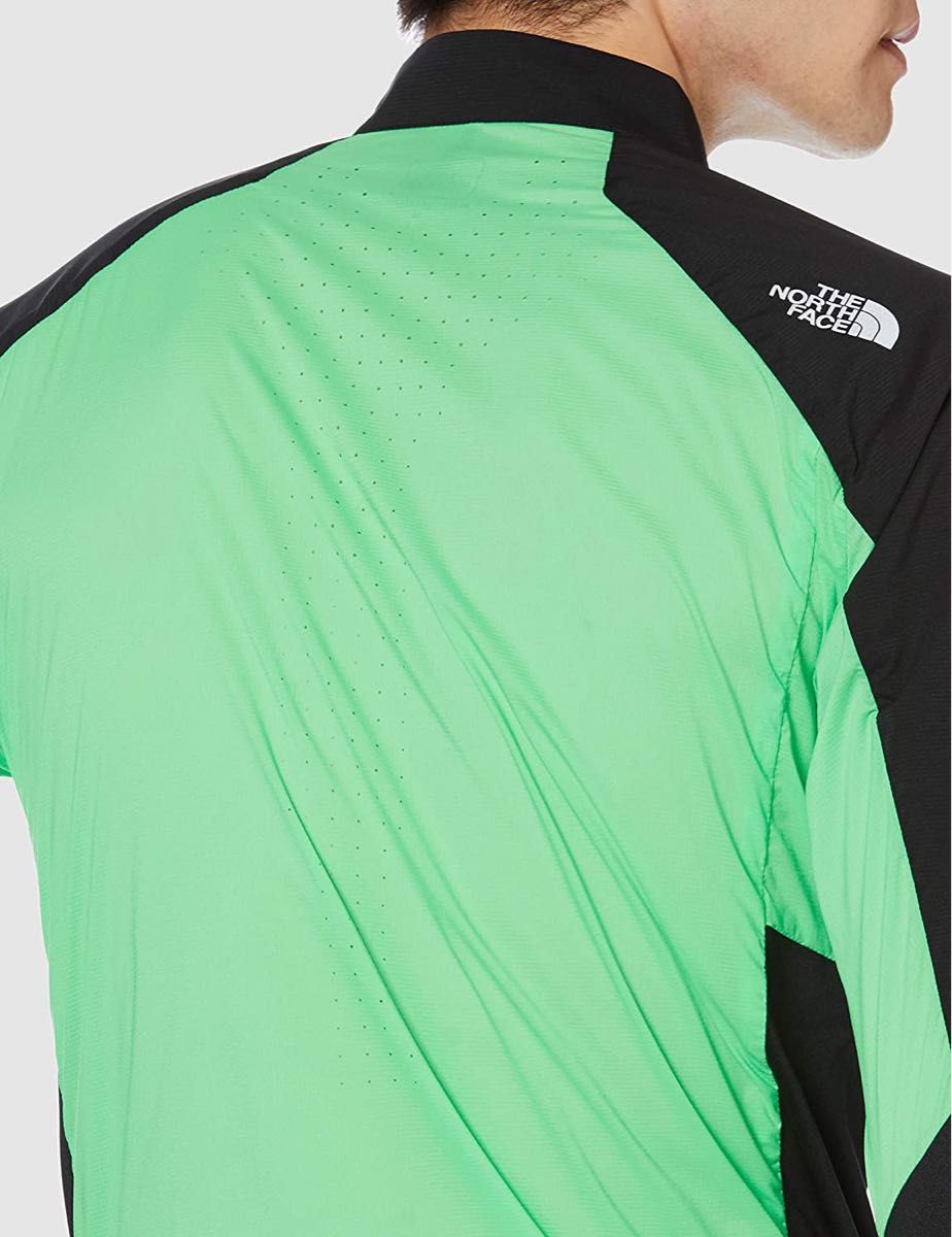 THE NORTH FACE ザノースフェイス ランニングジャケット ホワイトライトジャケット グリーン(緑) メンズM 新品