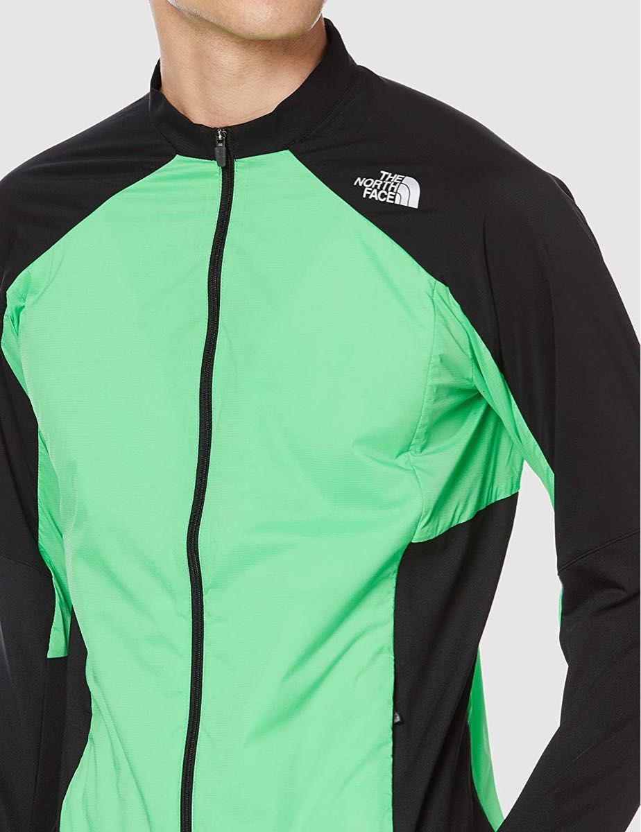 THE NORTH FACE ザノースフェイス ランニングジャケット ホワイトライトジャケット グリーン(緑) メンズM 新品