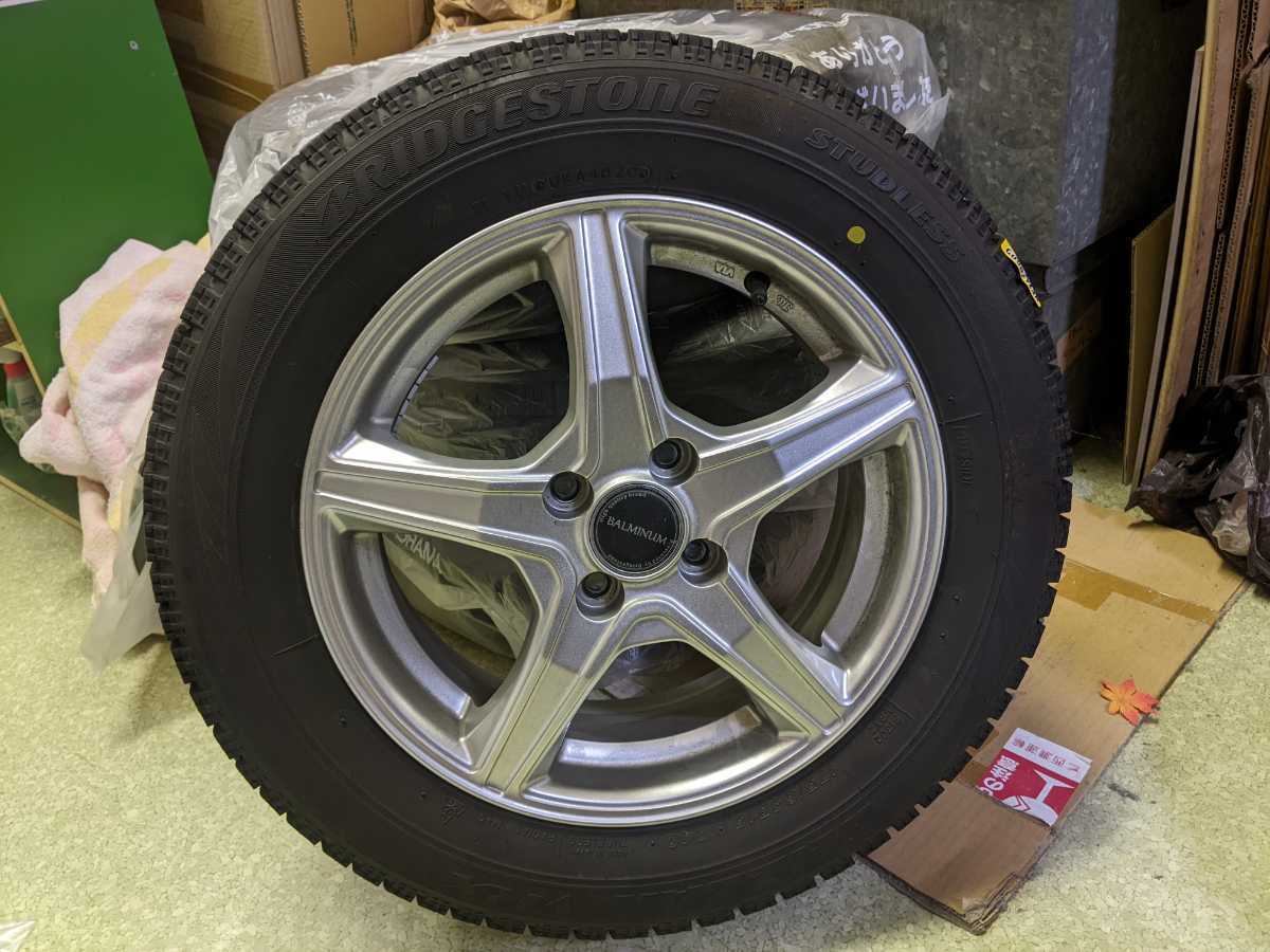 ヤフオク! - バリ山 175/65R15 ブリヂストン 最強スタッドレ...