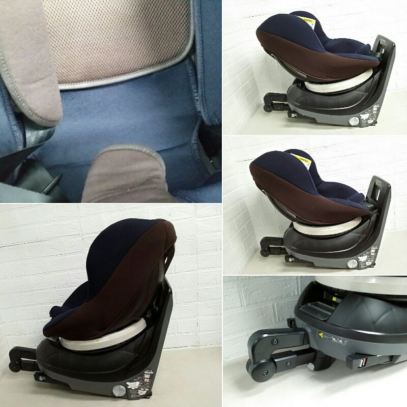 Combi combination child seat CG-CIG No.15028 CULMOVE ISOkru Move ISOFIX Brown navy NB