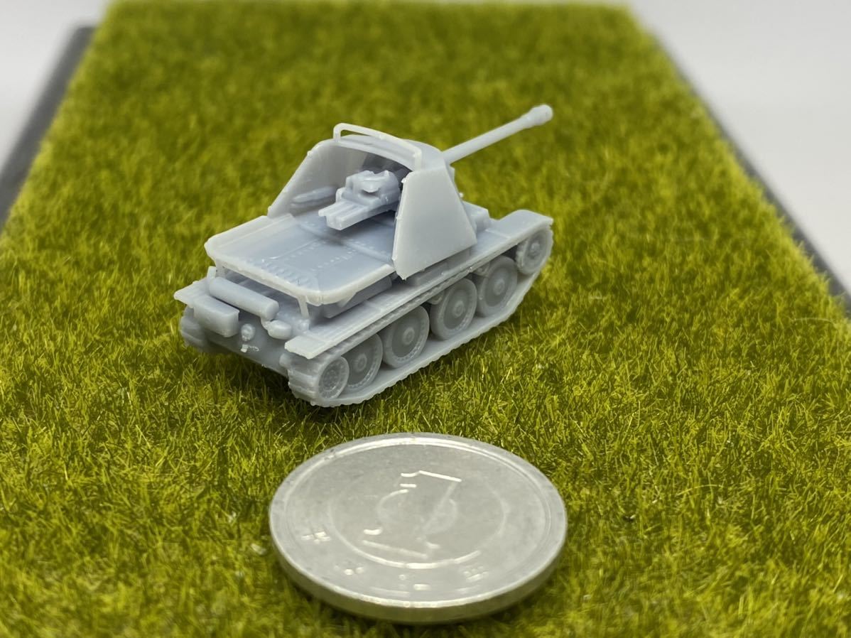 1/144レジンキット　未塗装 WWⅡ ドイツ軍　Sd Kfz 139 マルダーIII H型　対戦車自走砲　ワールドタンクミュージアム【同梱可能】0514_画像3