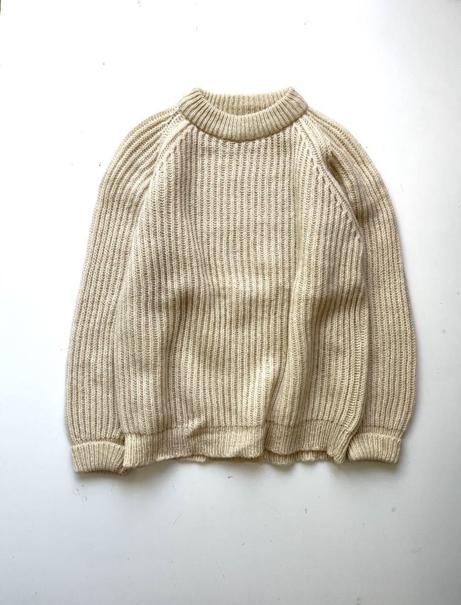 日本最級 英国製 ウールニットセーター ピーターストーム SWEATER