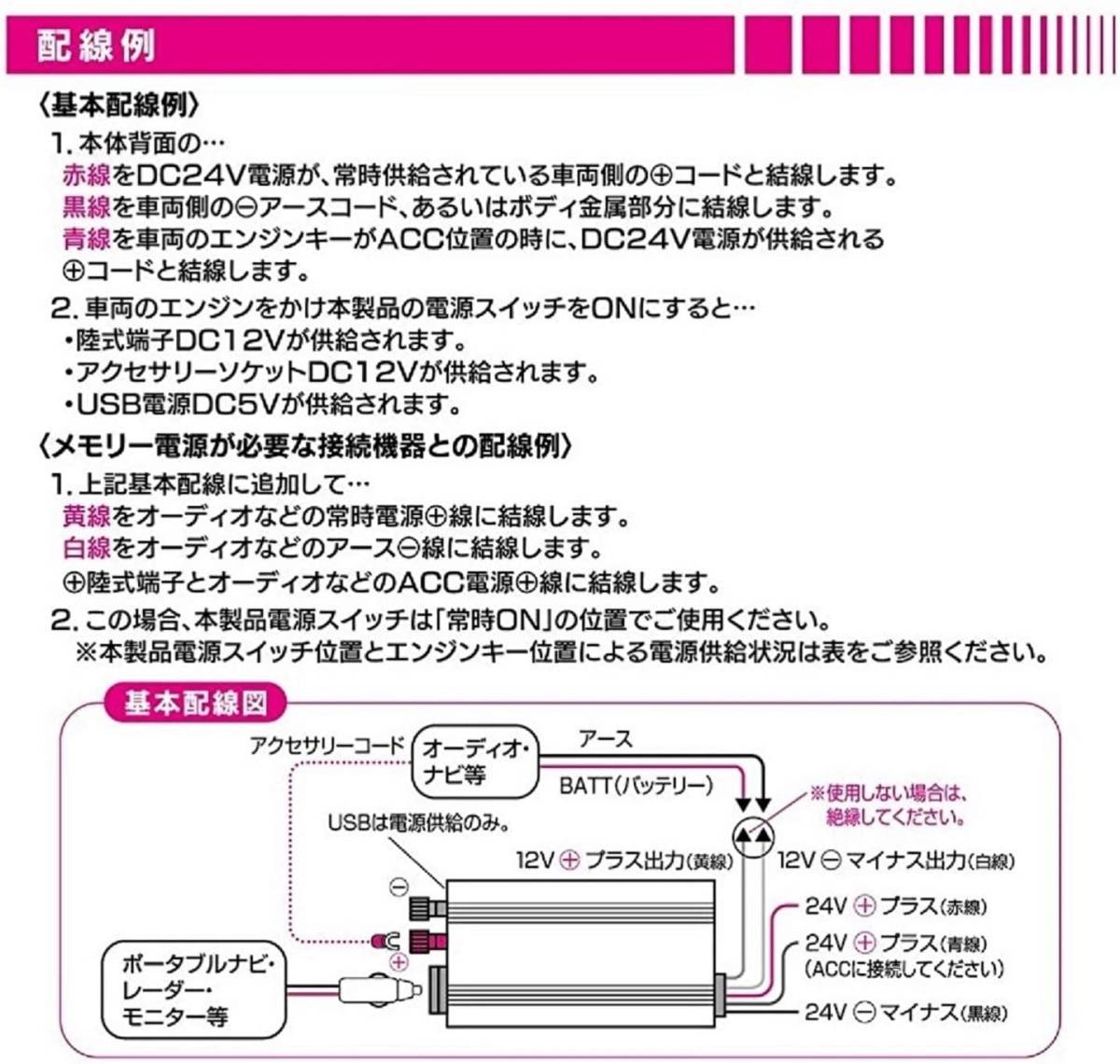 ED-100 メルテック 車載用 DCDCコンバーター デコデコ 3way(USB&アクセサリーソケット&陸式ターミナル) DC2