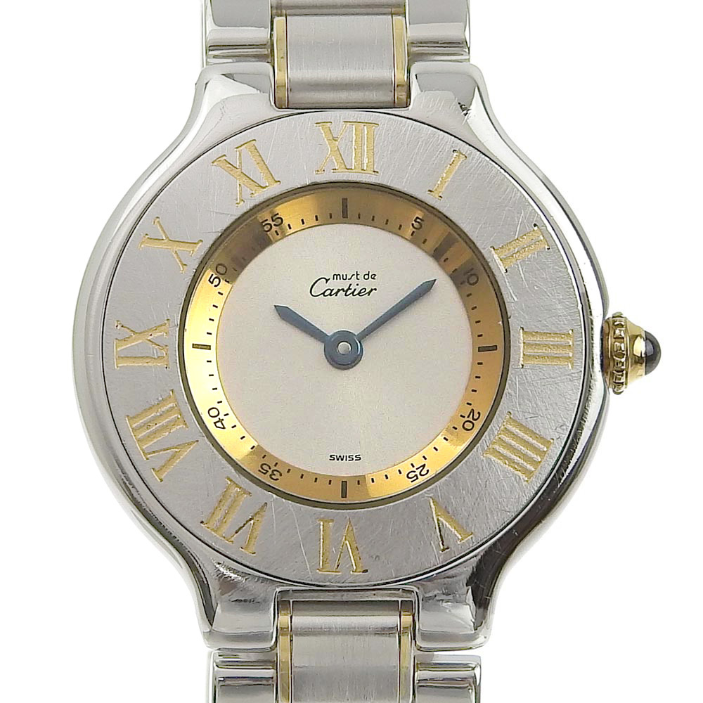 人気提案 Cartier カルティエ マスト21 ヴァンティアン 腕時計