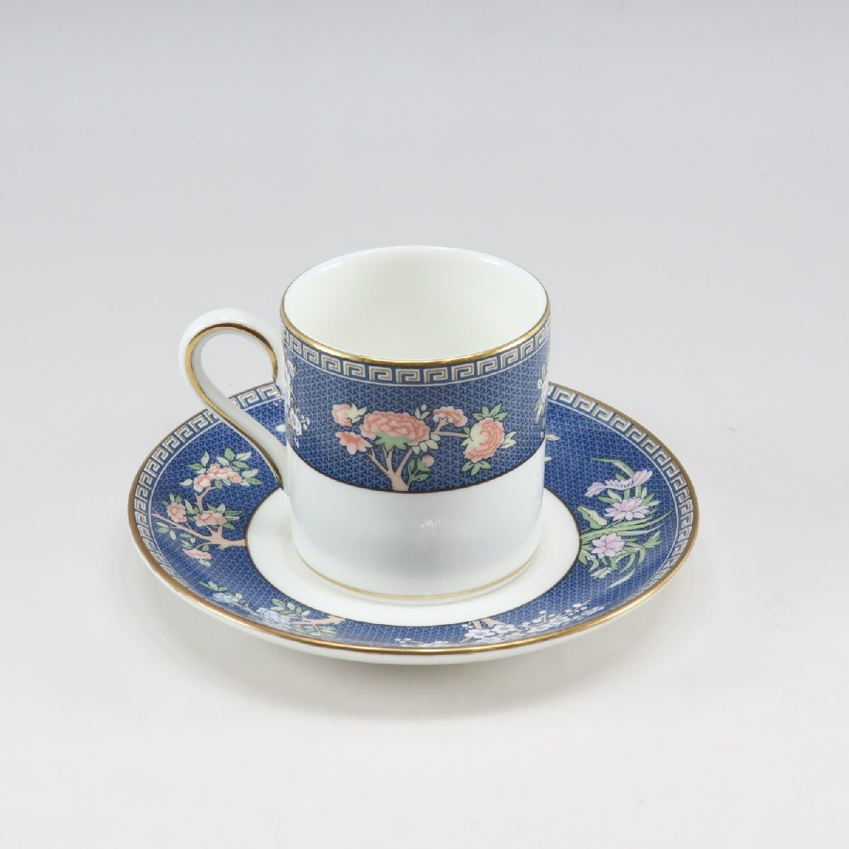 Wedgwood ウェッジウッド ブルー サイアム(Blue Siam) デミタスカップ＆ソーサー×3 食器 ポーセリン _【I220322307】中古_画像3