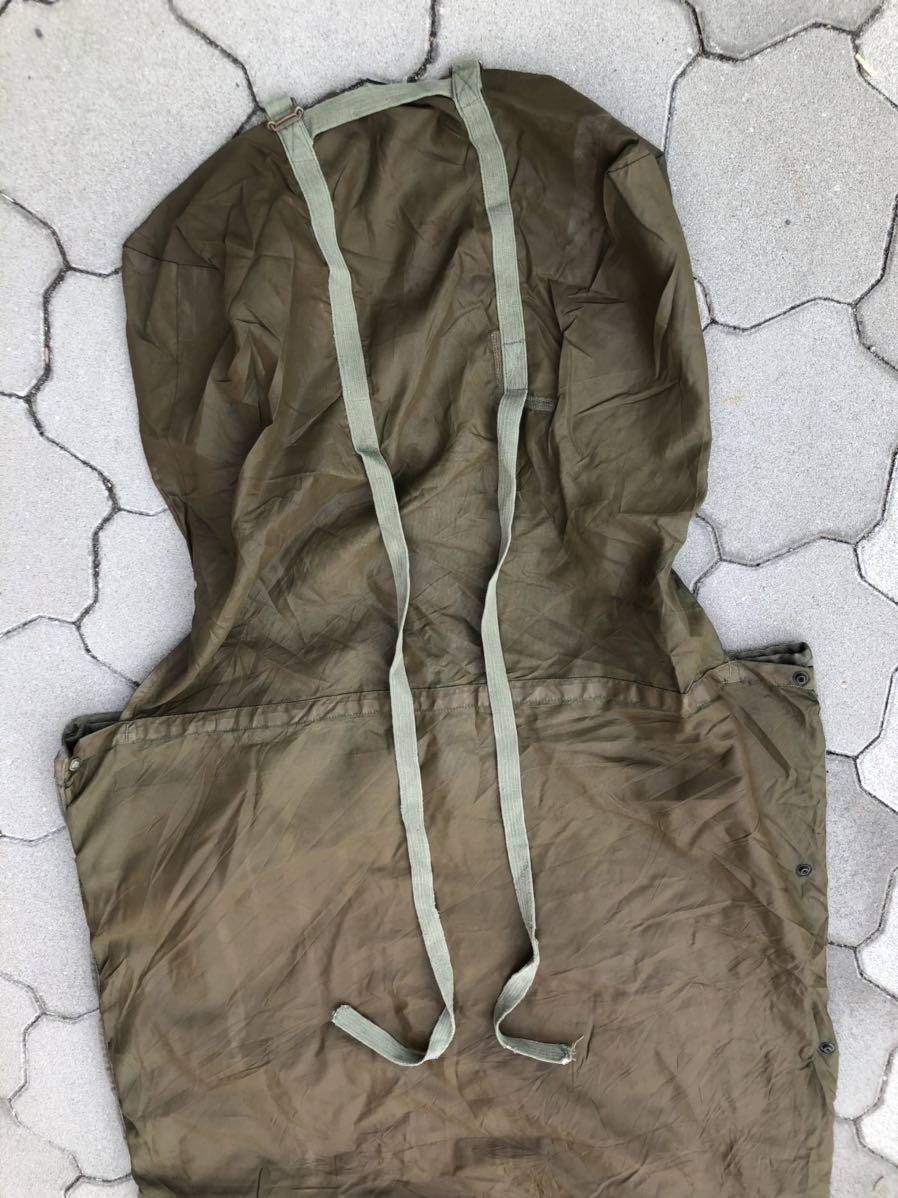 1970s French Army フランス軍 実物 M-71 ヴィンテージ 寝袋 ミリタリー スリーピングバッグ Sleeping Bag アウトドア テント 60s_画像10