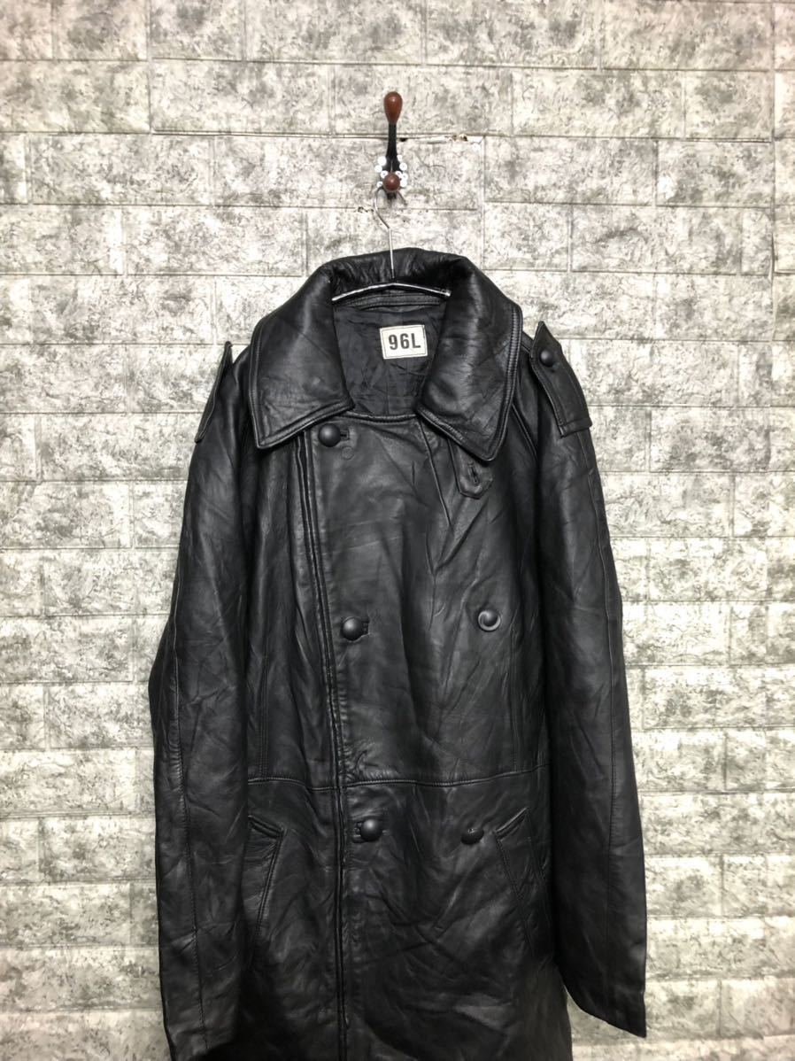 高い品質 貴重なブラウンカラー 80s Franch France Leather えしており