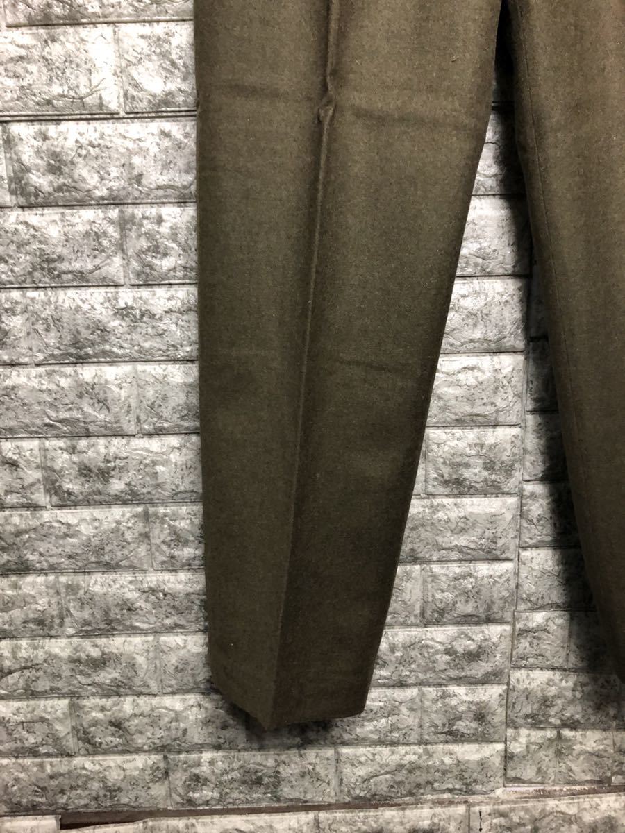 速くおよび自由な M52 フランス軍 1950s DeadStock ヘビー 88cm 33 茶