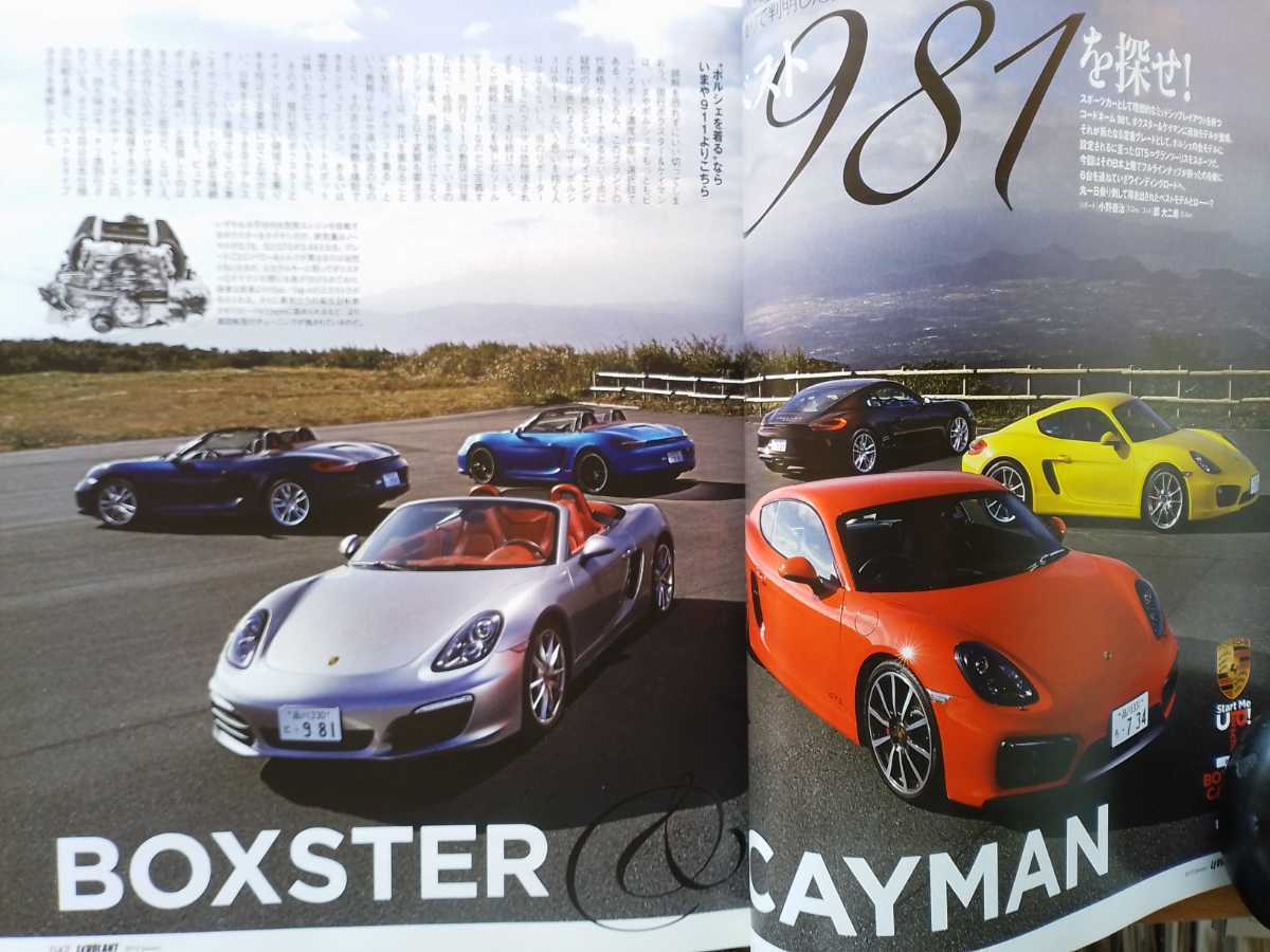 即決 LEVOLANT保存版 ポルシェMY2015年モデル 991型 Porsche 911カレラ・カレラS・タルガ4・ターボ カブリオレ・GT3/ケイマン×ボクスターの画像8