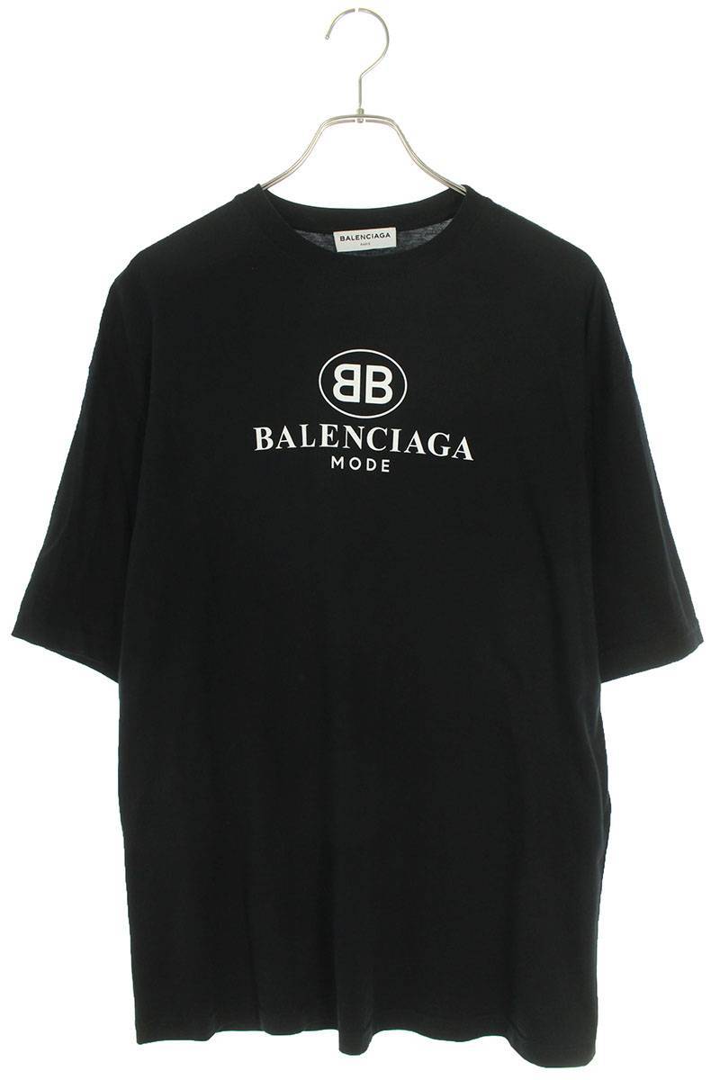 バレンシアガ BALENCIAGA 492258 TYK23 サイズ:XS BBロゴプリントT