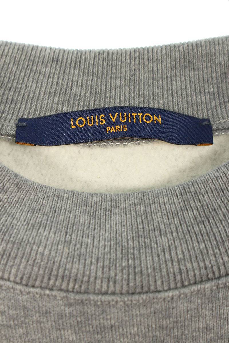 ルイヴィトン LOUISVUITTON 22SS RM221M UYR HMY02W サイズ:XS プリンテッドハートスウェット 中古 SB01_画像3