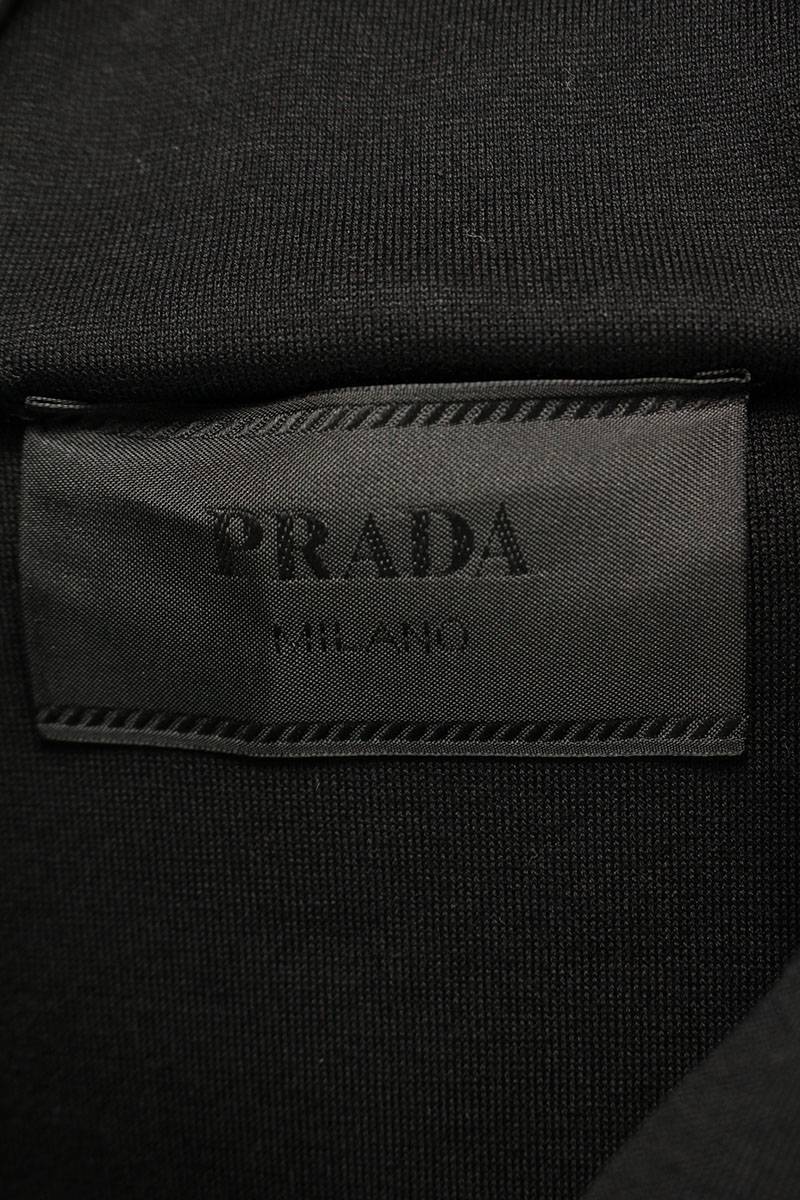 プラダ PRADA 22AW UJL34A サイズ:M フロント刺繍プルオーバーパーカー 中古 SB01_画像3