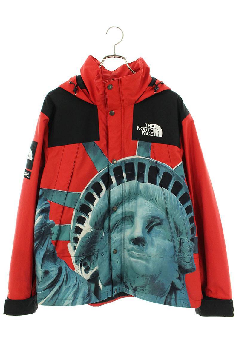 シュプリーム SUPREME ノースフェイス 19AW Statue of Liberty Mountain Jacket サイズ:L 自由の女神マウンテンブルゾン 中古 SB01
