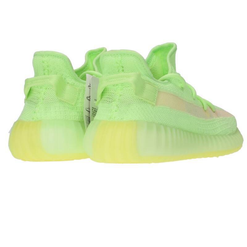 アディダス カニエウエスト adidas YEEZY BOOST 350 V2 GLOW IN THE DARK 27.5cm EG5293 イージーブーストグロウスニーカー 中古 SB01_画像2