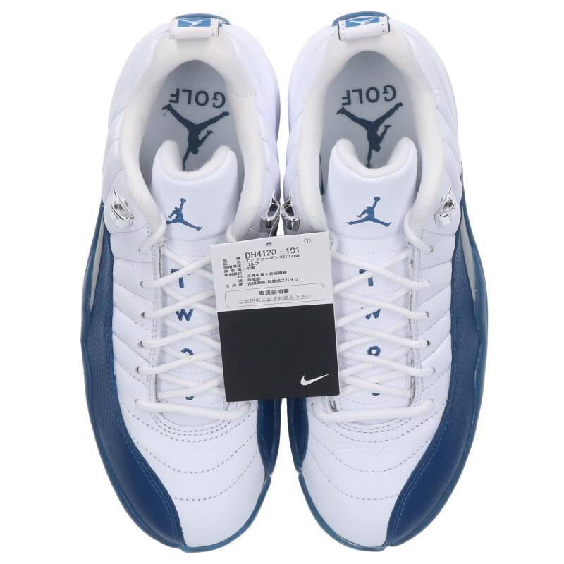 ナイキ NIKE Air Jordan 12 Golf French Blue DH4120-101 24.5cm エアジョーダン12 ゴルフスニーカー 中古 BS99
