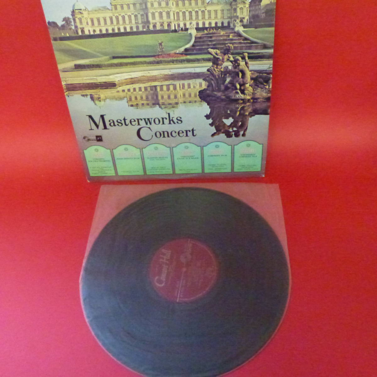 L-221207-レコード★LP★V/A マスターワークス・コンサート / masterworks concert(JFS-3101)盤面カビ有_画像2