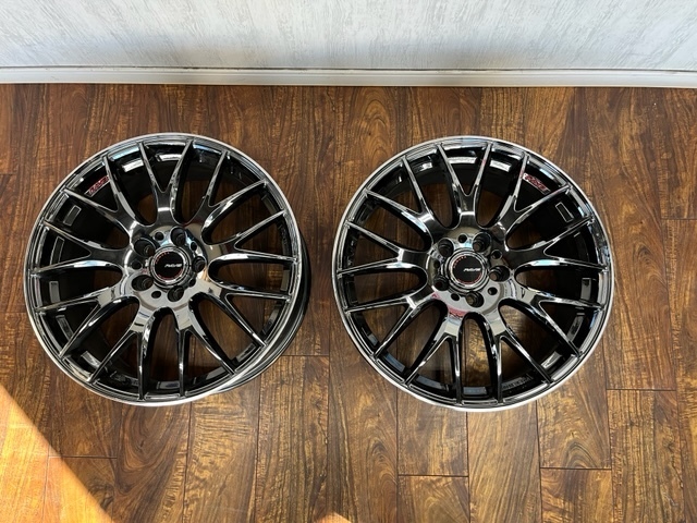 225/35R19 RAYS レイズ ホムラ 2×9 ジェットブラックエディション 8J