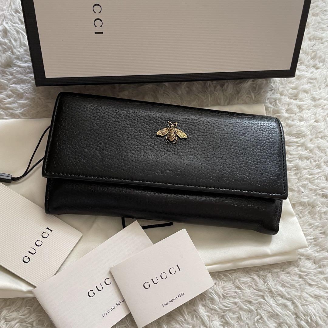 新品•未使用品】 GUCCI（グッチ）長財布 黒 ユニセックス-