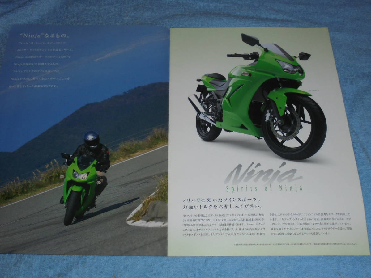 ★2008年▲EX250K カワサキ ニンジャ250R バイク カタログ▲JBK-EX250K KAWASAKI Ninja 250R▲水冷 4ストローク 並列2気筒 DOHC 248cc 31PS_画像1