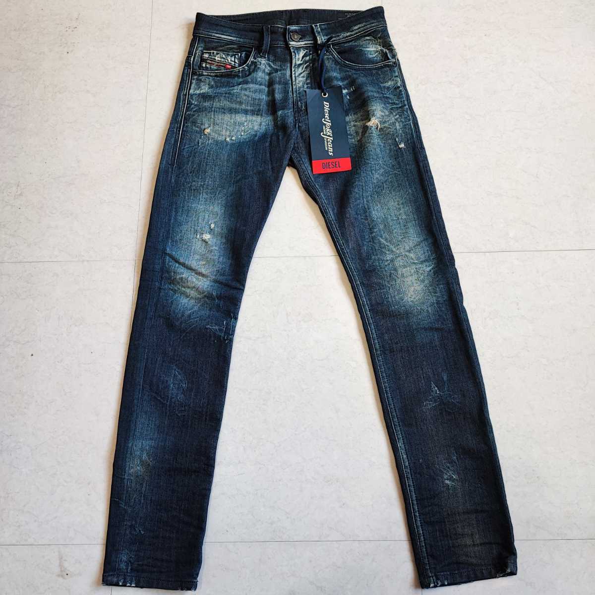 極美品 W28 DIESEL ジョグ ジーンズ デニム THOMMER JOGG 極美品 W28 DIESEL ジョグ ジーンズ デニム THOMMER JOGG