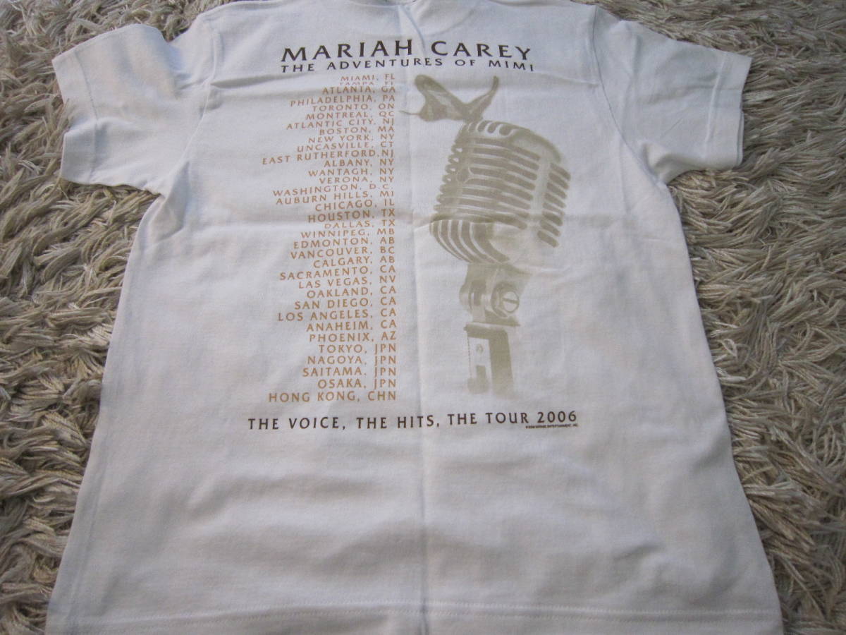 Mariah Carey(malaia* Carry ):THE ADVENTURES OF MIMI TOUR 2006 Tour футболка ② [ не использовался *KIDS размер ]