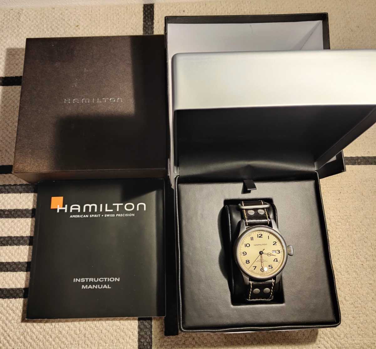 完売品 美品 コインベゼル Hamilton KHAKI Field Automatic ハミルトン