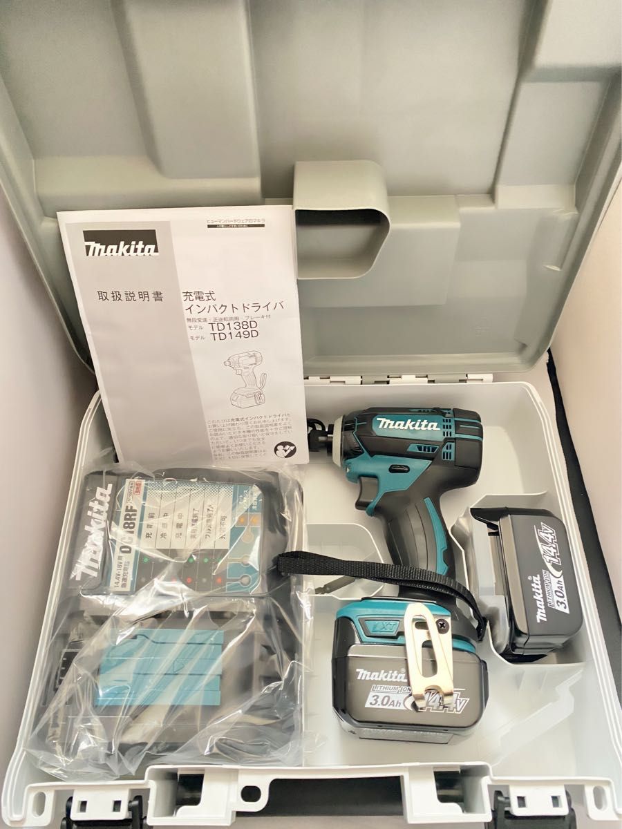2022年5月新作下旬 マキタ TD138DRFX バッテリー2個付き 新品未使用