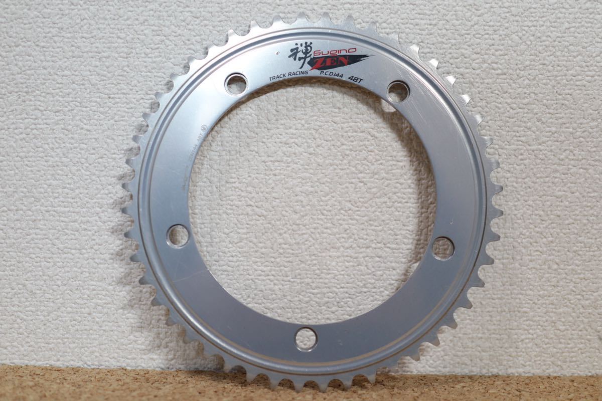 SUGINO ZEN chainring スギノ 禅 チェーンリング 48T ピスト LEADER BIKE MASH リーダー バイク SURLY サーリー brotures blue lug