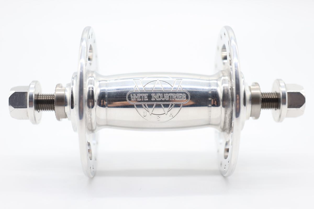 WHITE INDUSTRIES front track hub ホワイトインダストリーズ ハブ ピスト LEADER BIKE リーダー バイク SURLY サーリー brotures blue lug