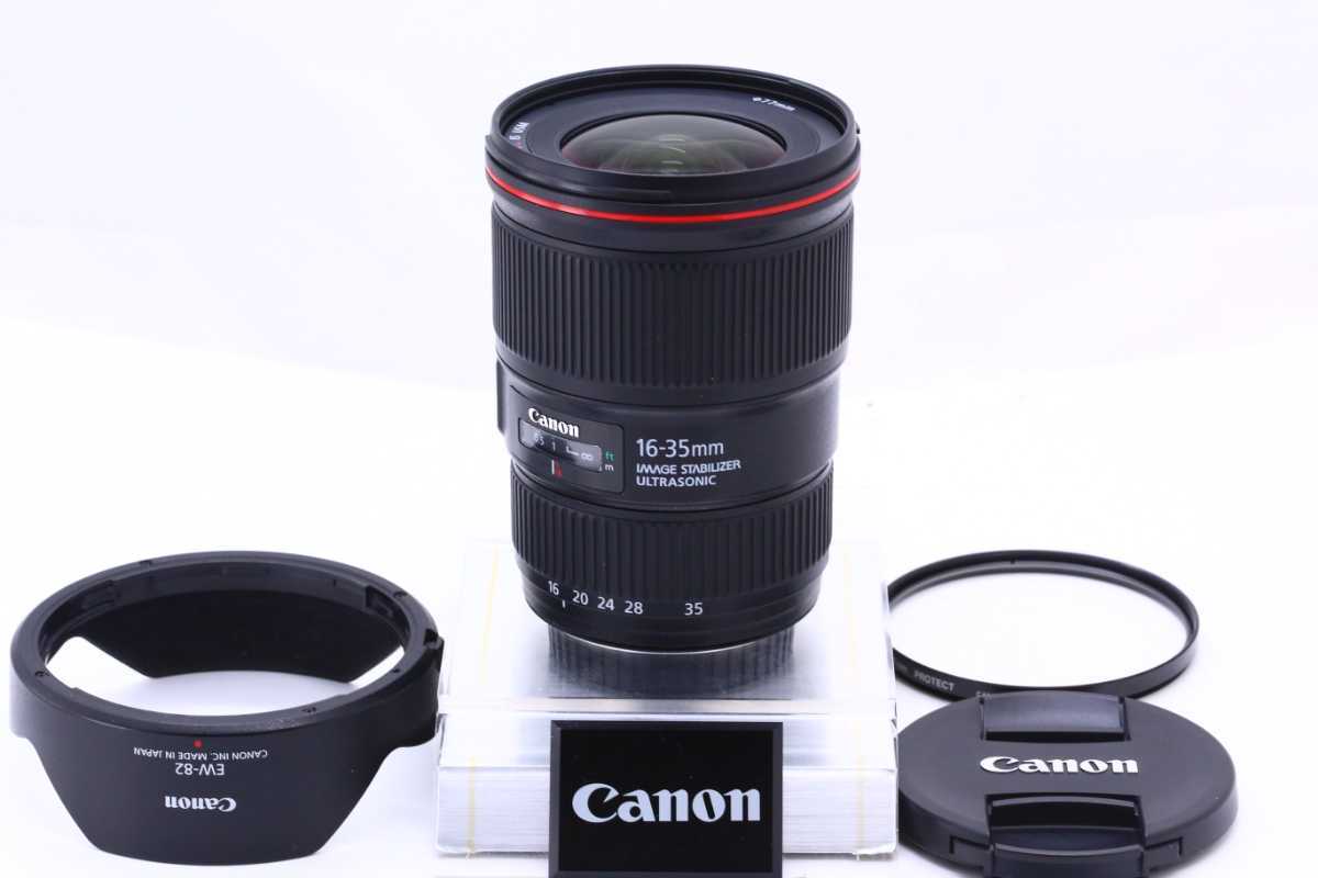 ★極上美品★ キヤノン CANON EF 16-35mm F4L IS USM ズームレンズ 超広角 #7890