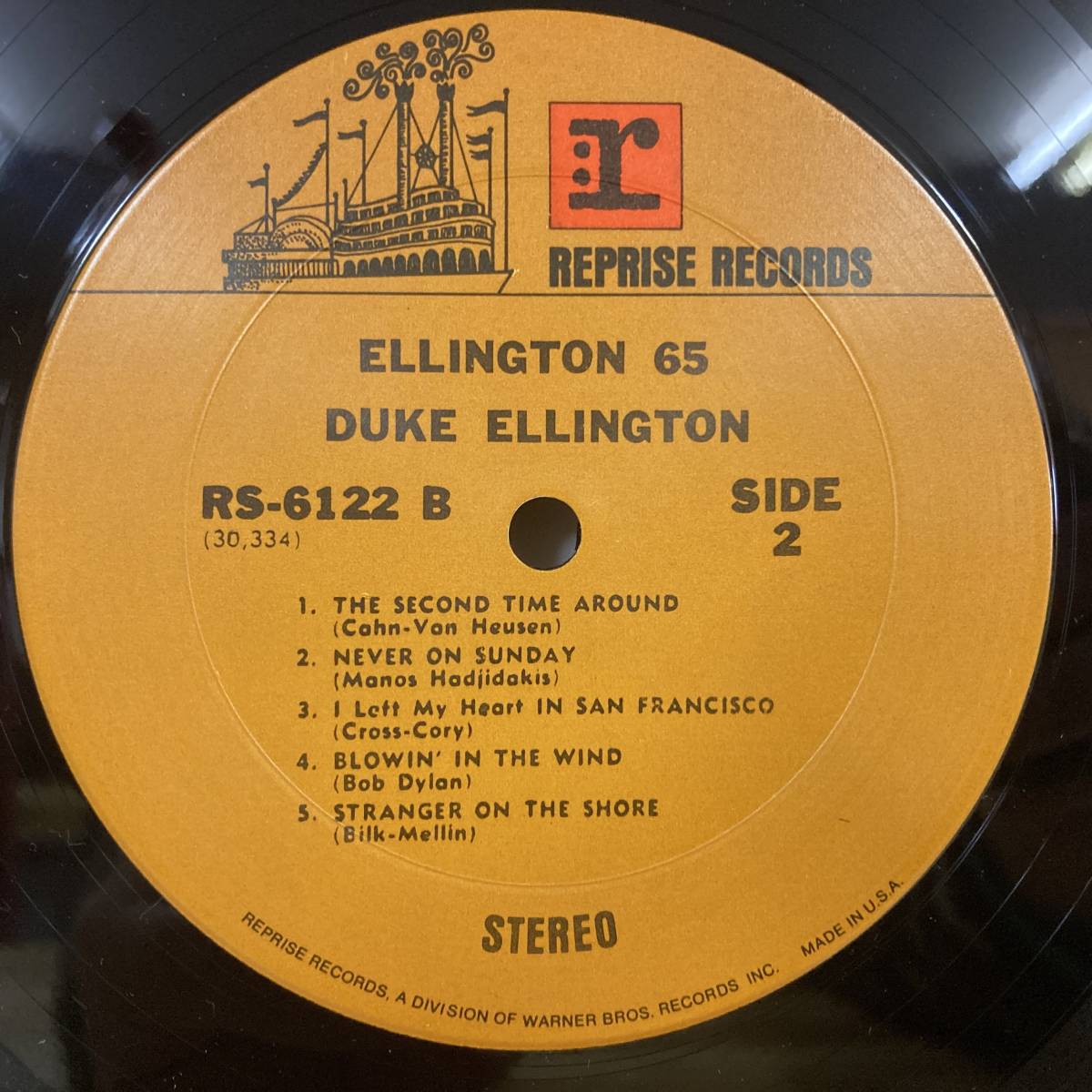 B02■【US盤/LP】Duke Ellington デューク・エリントン / Ellington '65 (Hits Of The 60's) ● Reprise Records / R-6122 221220_画像7