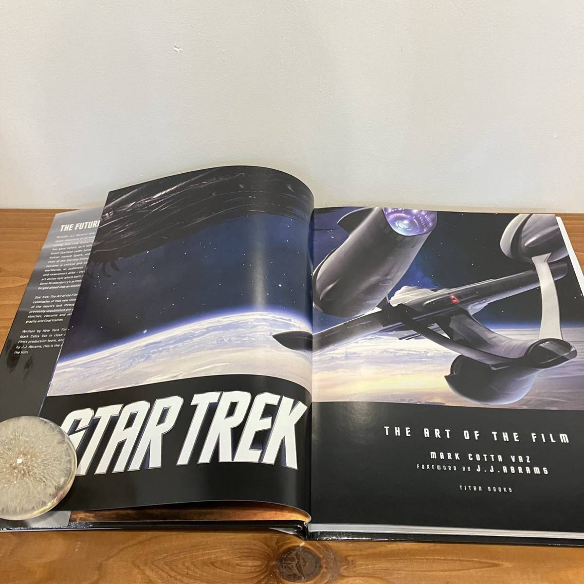 221217 Star Trek foreign book [STAR TREK THE ART OF THE FILM]2009 year * creation material collection * rare beautiful goods 