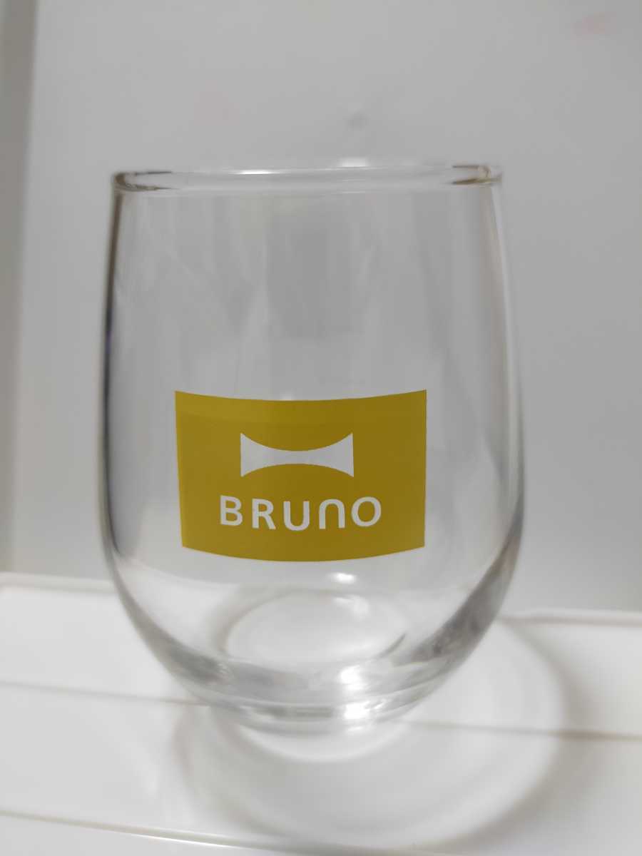 中古美品 サントリー　グラス　ブルーノ　BRUNO　イエロー　タンブラー　コップ　ガラス_画像1
