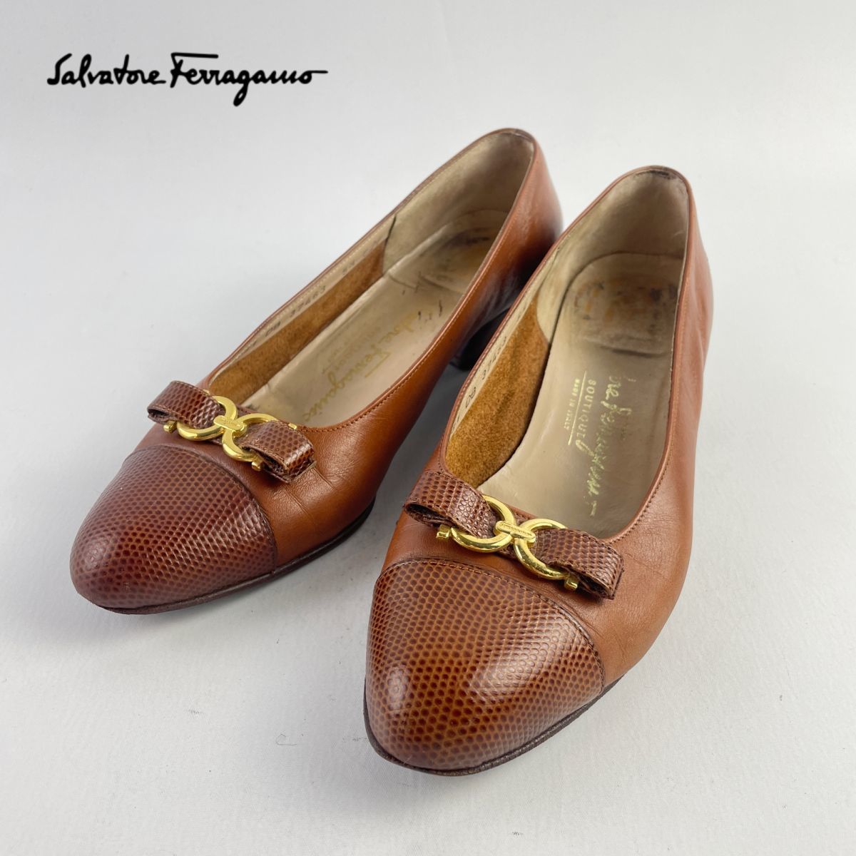 Salvatore Ferragamo サルヴァトーレ・フェラガモ 5.5 23.0 パンプス