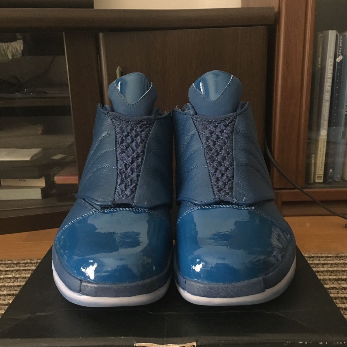 国内未発売 海外正規品 TROPHY ROOM × AIR JORDAN 16 RETRO FRENCH BLUE 854255-416 新品未使用_画像1