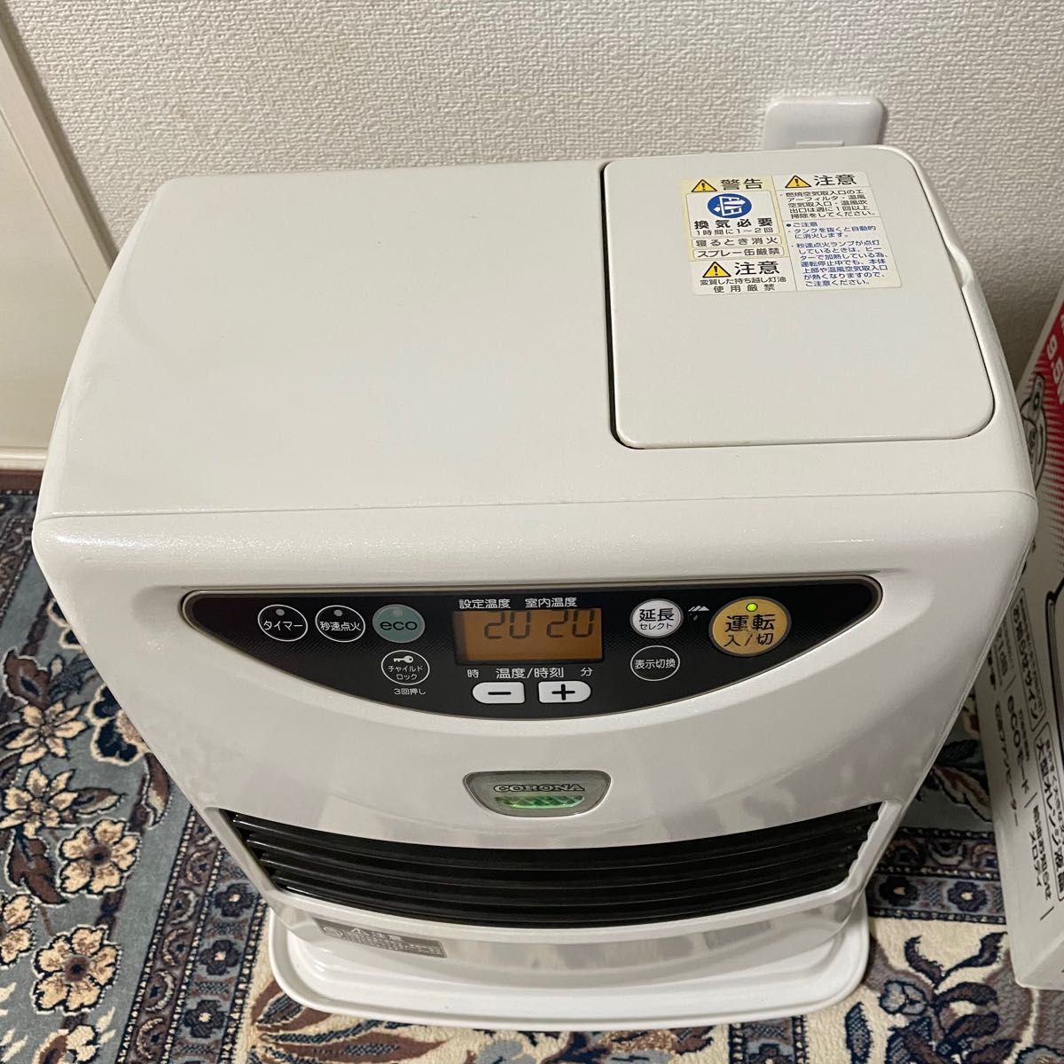 超美品 CORONA コロナ 石油ファンヒーター YH-TS3214Y-W 元箱 超美品 CORONA コロナ 石油ファンヒーター YH-TS3214Y-W 元箱