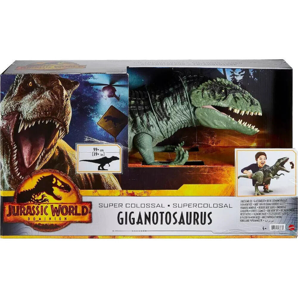 Jurassic World: Dominion Super Colossal Giganotosaurus Action Figure -Fast Shipp 海外 即決