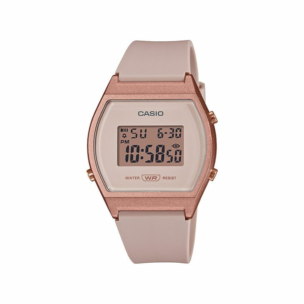 Casio Men's Quartz Date Indicator White Resin Band 35mm Watch LW204-4A 海外 即決