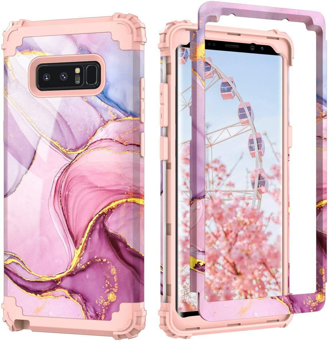 For Samsung Galaxy Note 8 Case Shockproof Case Full Body Protection Double Layer 海外 即決