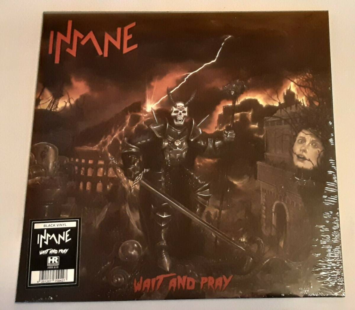 Insane Wait And Pray LP Vinyl German Press Black New Thrash Speed Metal 海外 即決