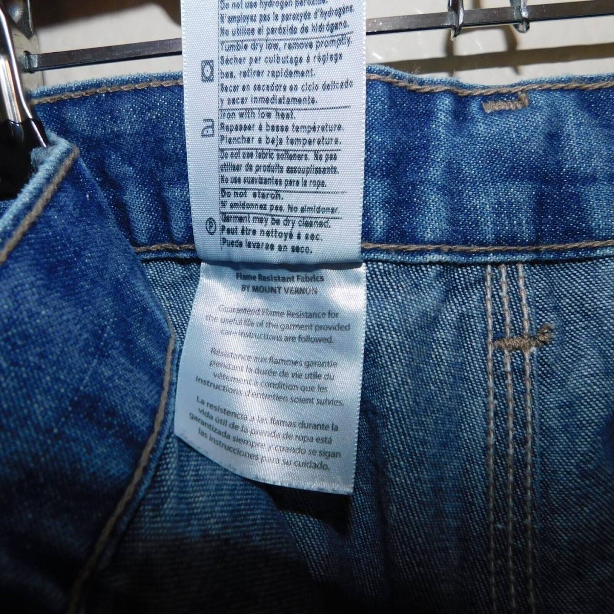 Carhartt FR NFPA 2112 Workwear Pants Pocket Denim FRB 13 Blue Jeans Size 36x32 海外 即決 3
