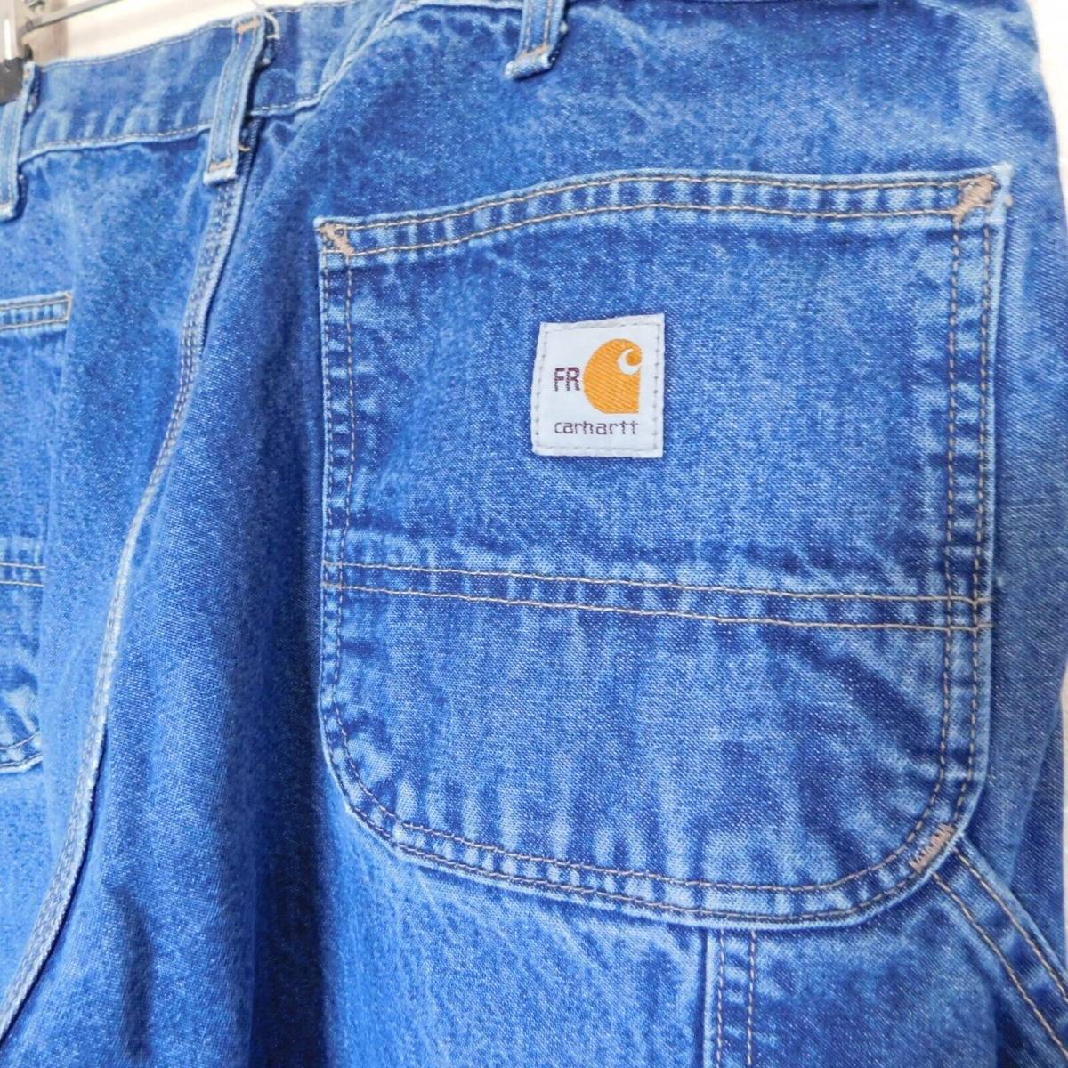 Carhartt FR NFPA 2112 Workwear Pants Pocket Denim FRB 13 Blue Jeans Size 36x32 海外 即決 8