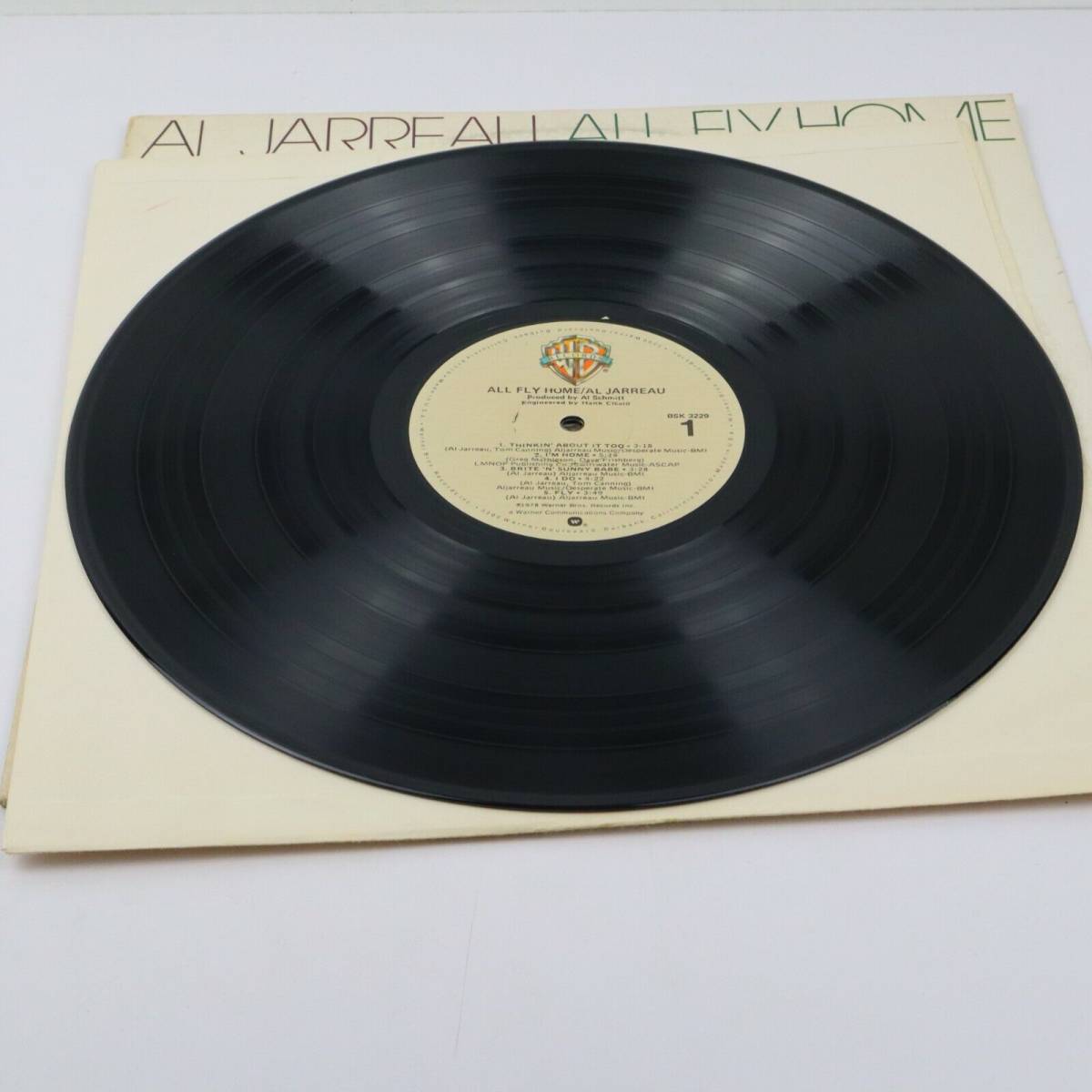 Al Jarreau All Fly Home 12" LP BSK 3229 Warner Bros. Records 1978 海外 即決 4