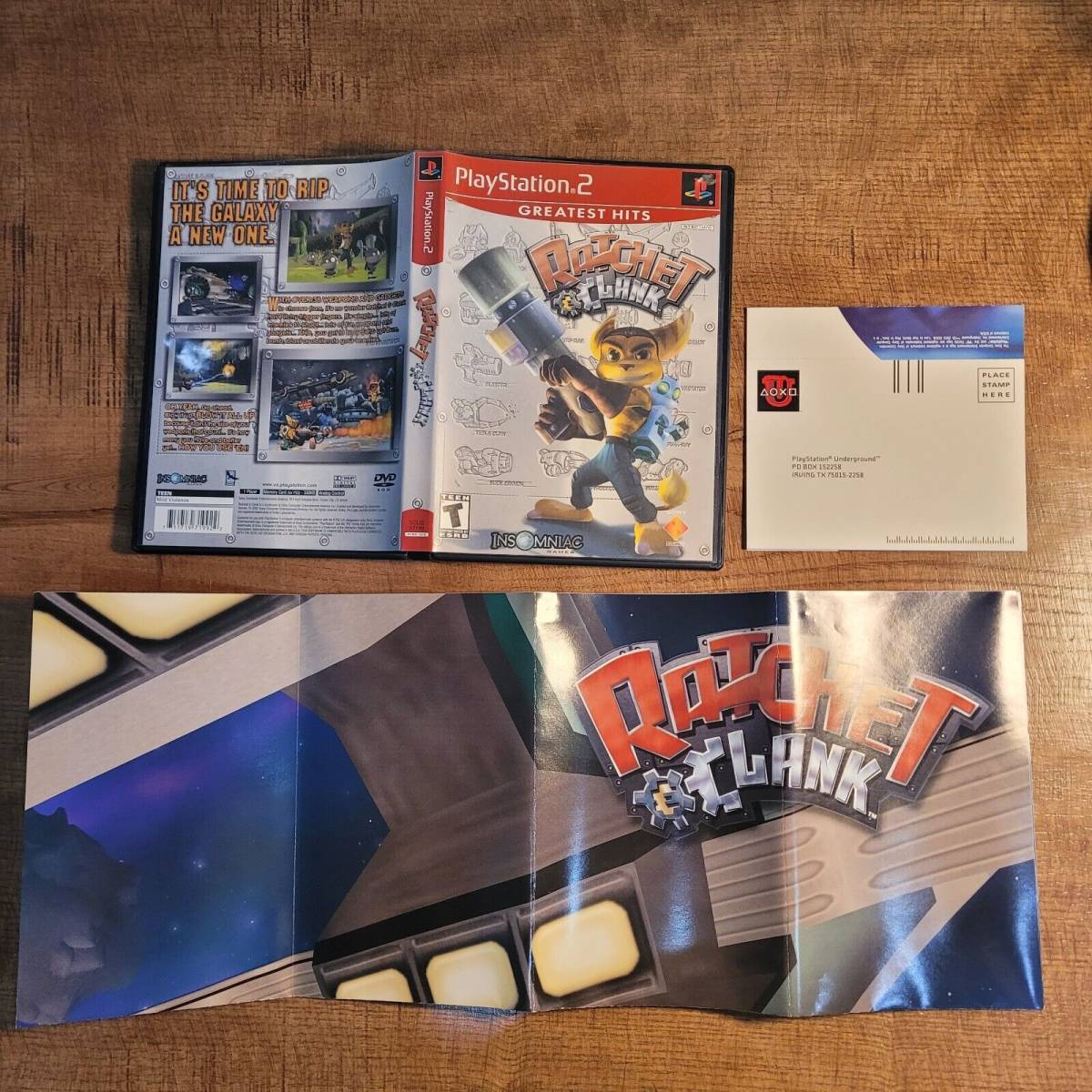 Ratchet & Clank Greatest Hits PS2 Sony PlayStation 2, 2003 Poster Included CIB 海外 即決