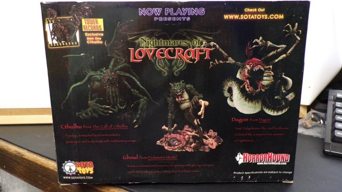 SOTA Toys Nightmares of Lovecraft CTHULHU Figure 2006 New in Box 海外 即決_SOTA Toys Nightmar 5