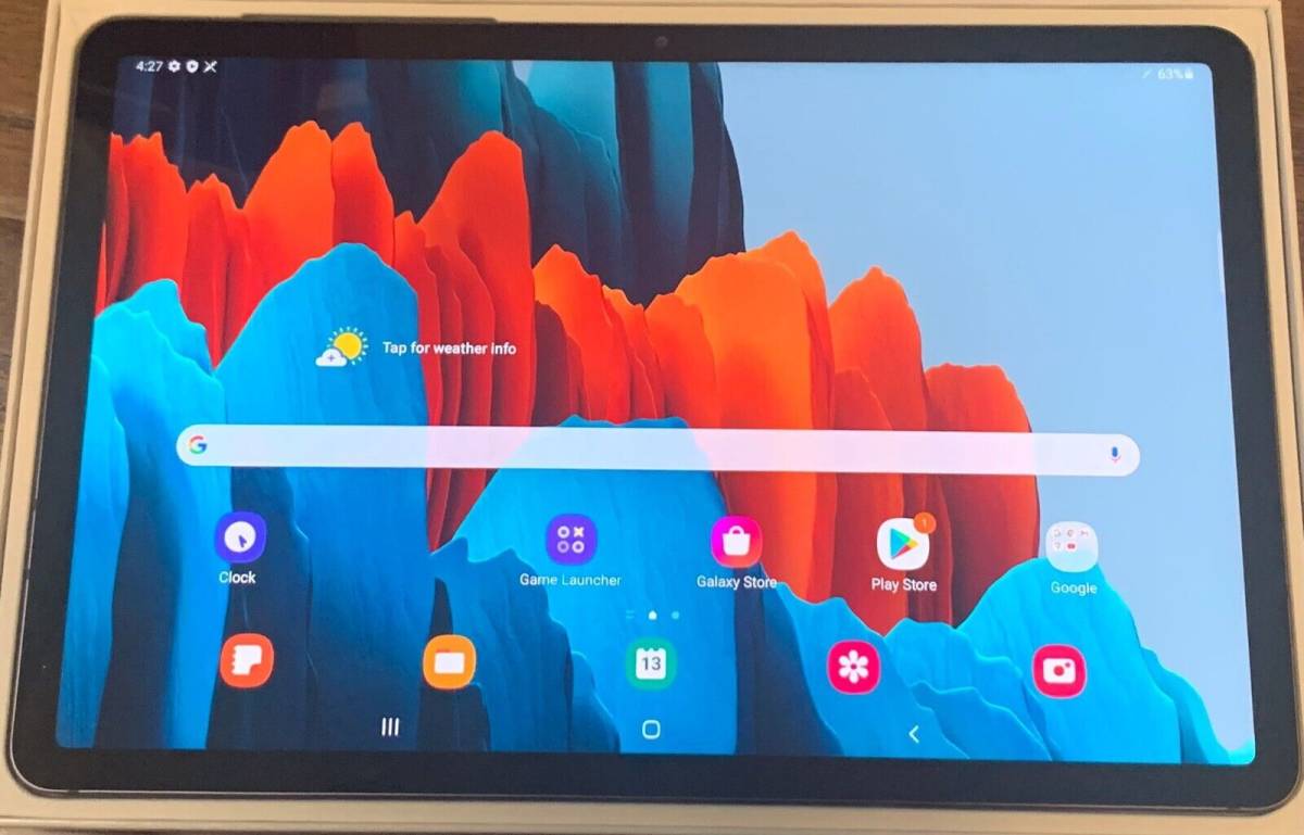 お1人様1点限り】 Samsung Galaxy Tab S7 128GB, Wi-Fi, 11 in