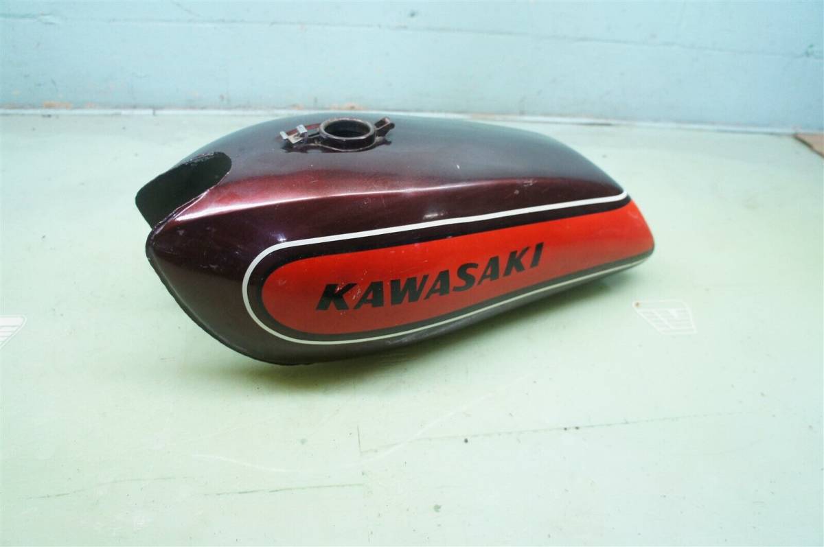 1975 KAWASAKI H1 500 H1500 GAS TANK TRIPLE NICE CLEAN INSIDE *2473 海外 即決