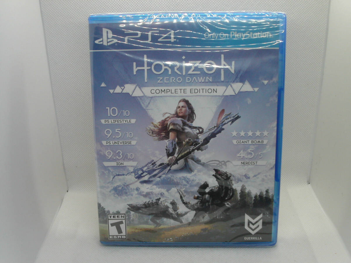 Horizon Zero Dawn - Complete Edition (PS4, 2017) - Factory Sealed 海外 即決